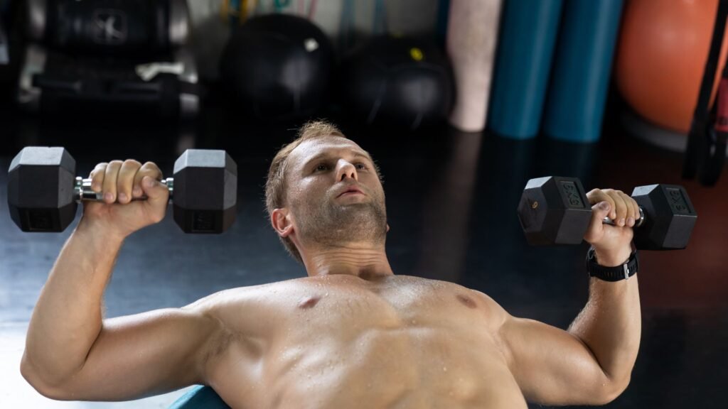 chest workouts with dumbbells