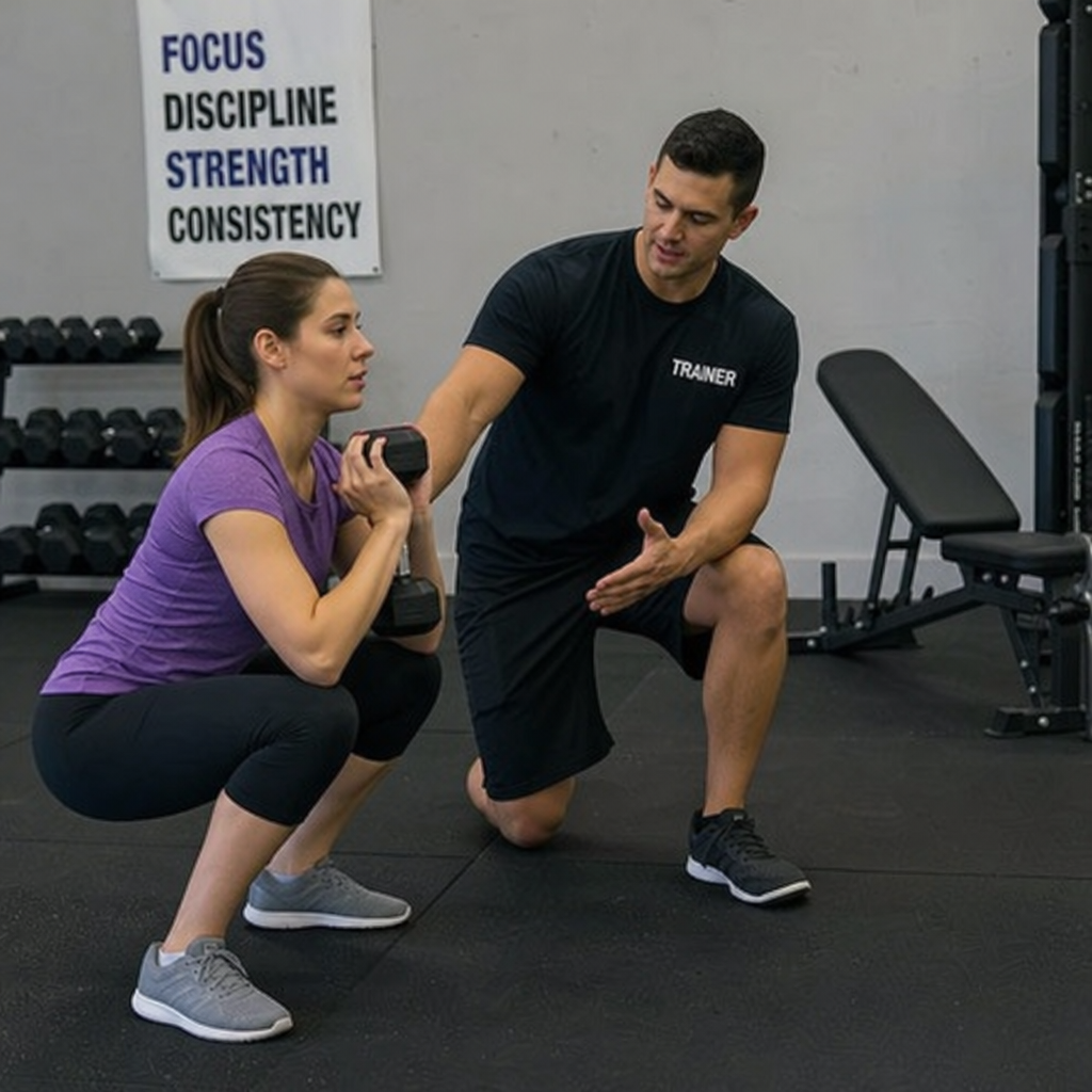 Can beginners work with a personal trainer?