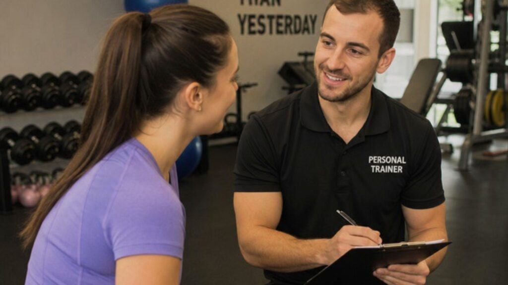 Can beginners work with a personal trainer?